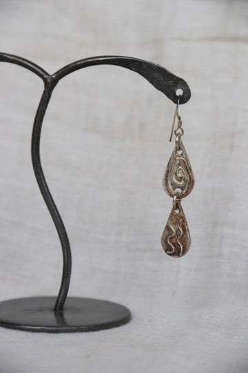 sterling silver dangly earrings
