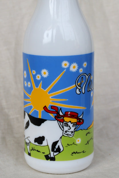 Vintage Milk Glass Bottles