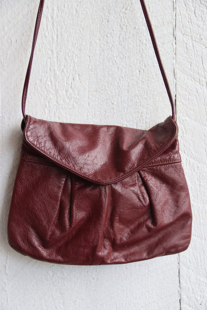 Maroon Slouched Purse