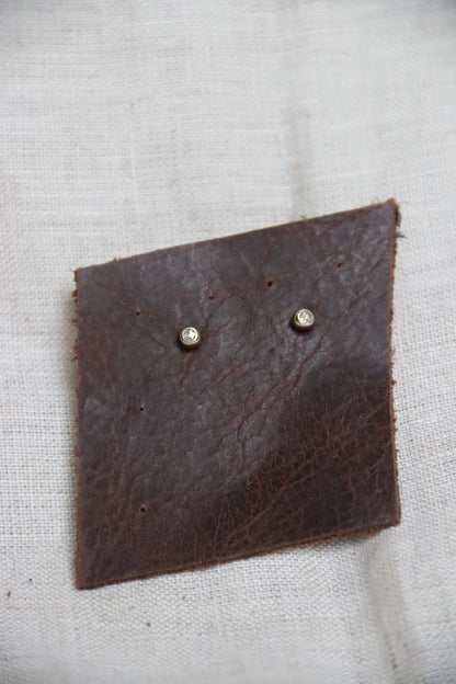 Jill Platner Poppy Studs with Diamonds