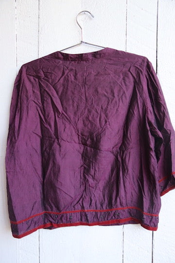 Karavan Purple Silk Top