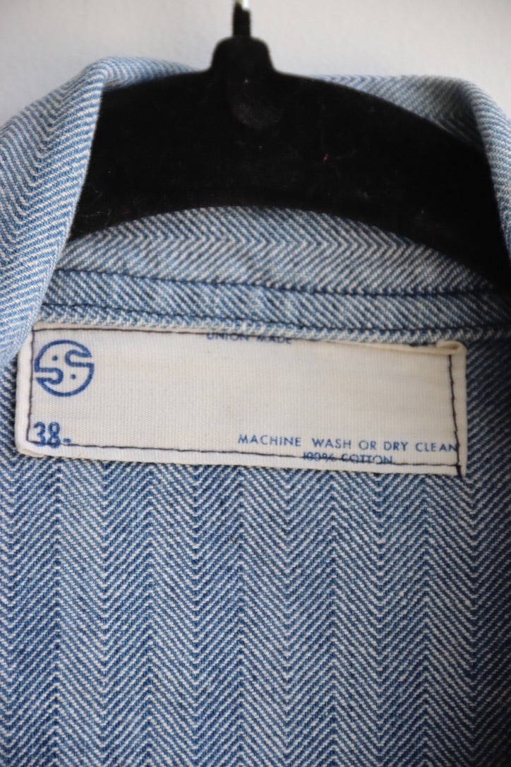 Blue Striped Coveralls