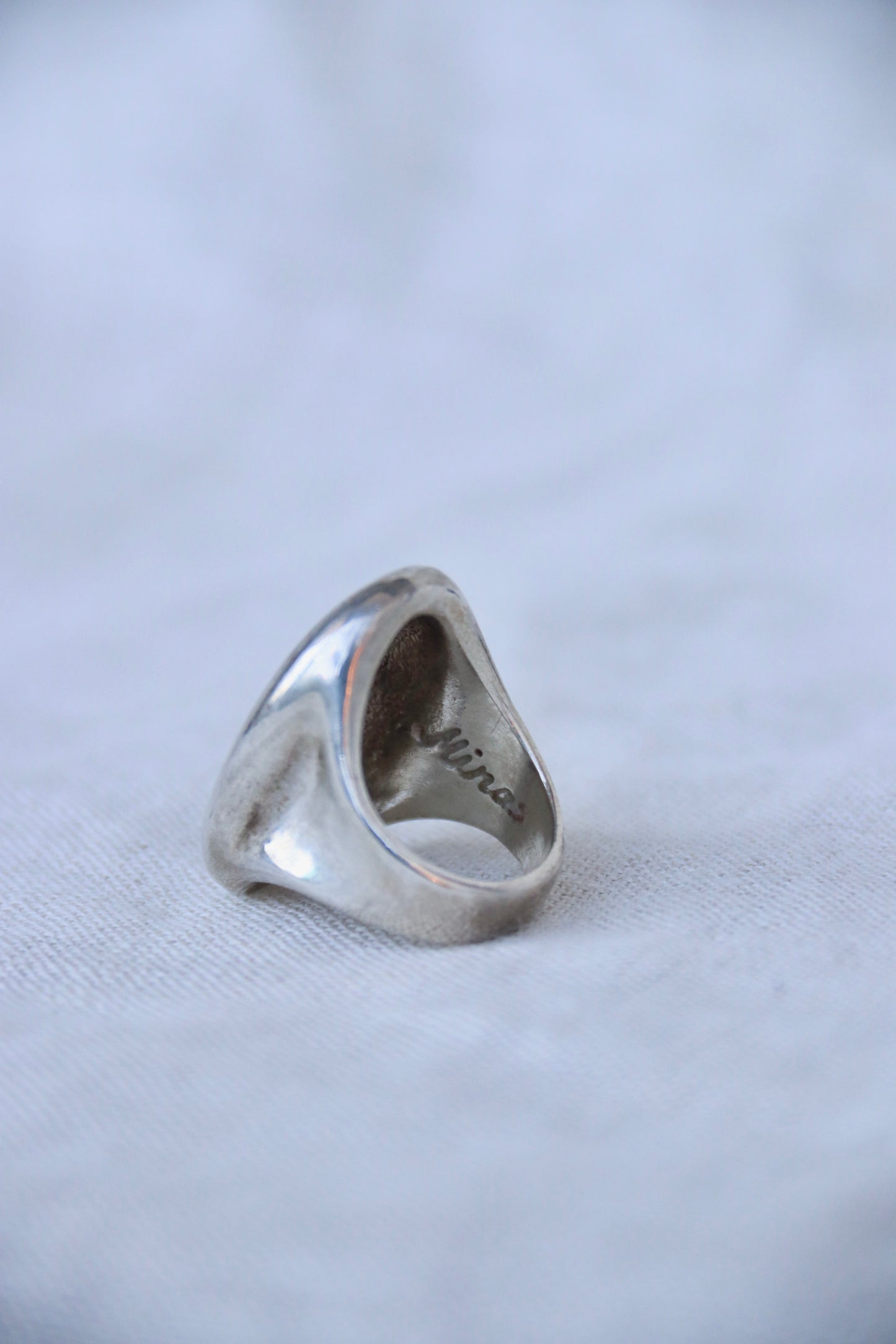 Minas Heavy Sterling Silver Ring