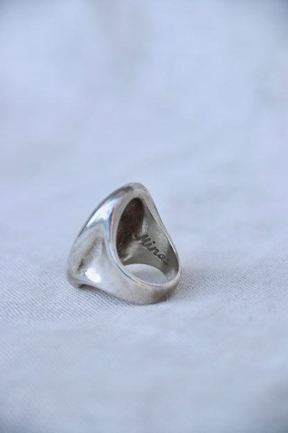 Minas Heavy Sterling Silver Ring