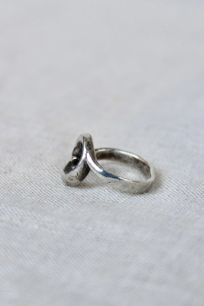 sterling silver loop ring