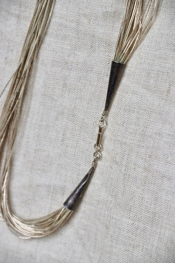 Sterling Silver liquid silver necklace