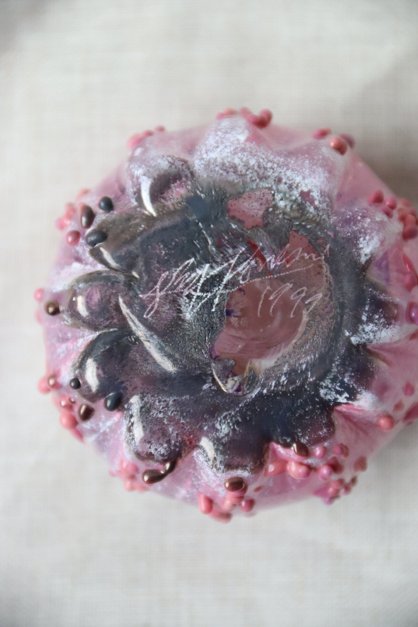 Sea Urchin Art Glass Paperweight