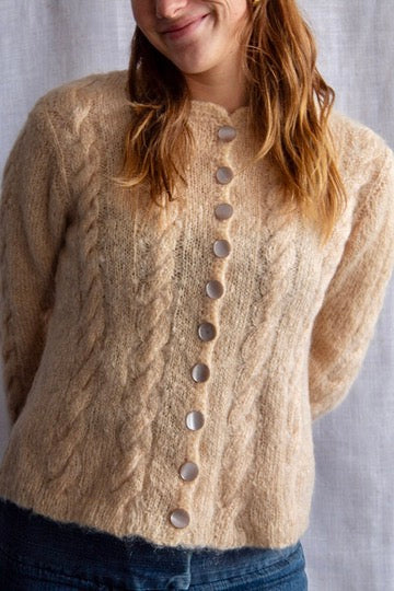 Vintage Mohair Button Down Sweater