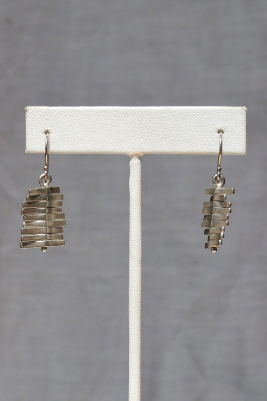 Jill Platner Shake Sterling Silver Earrings