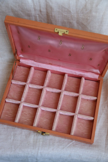 Vintage Pink Jewelry Box