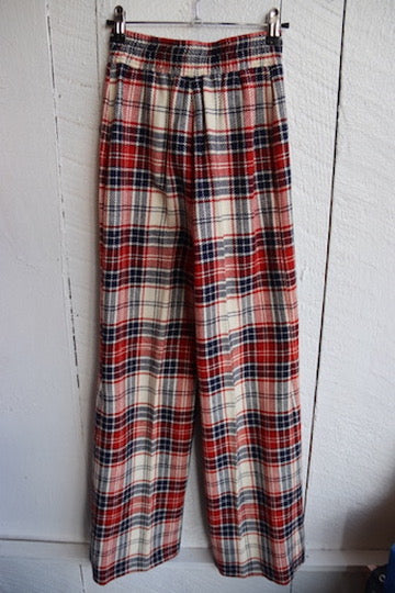 Vintage 1970s Garland Plaid Wool Pants