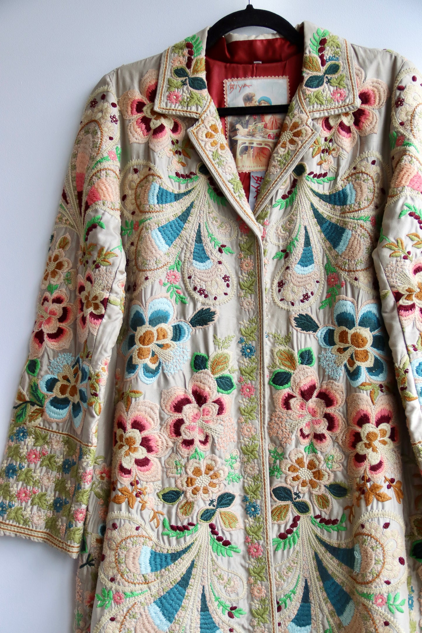 Biya by Johnny Was Embroidered Coat