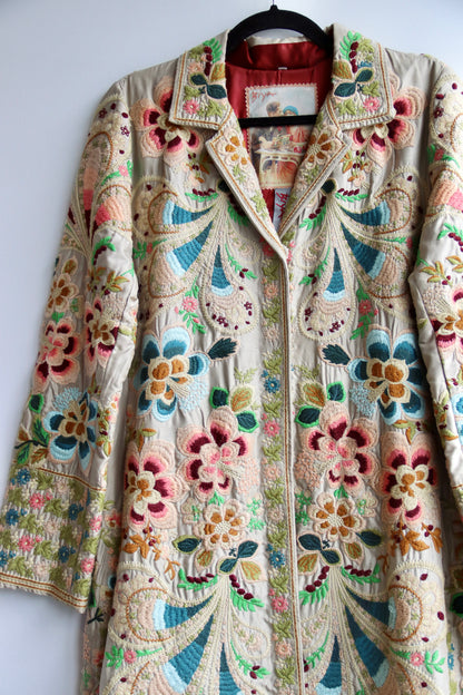 Biya by Johnny Was Embroidered Coat