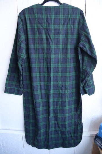 LL Bean Plaid Flannel Night Shirt