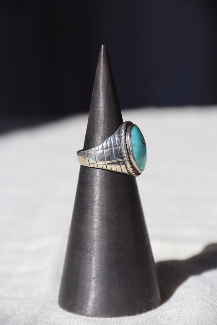 Sterling Silver and Turquoise Ring