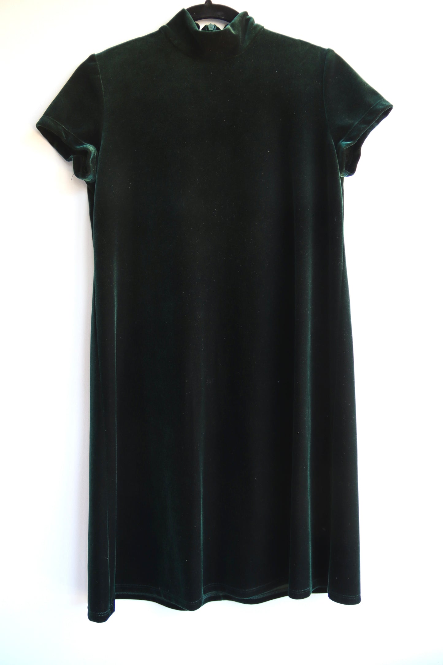 Vintage K. C. Spencer Green Velvet Dress