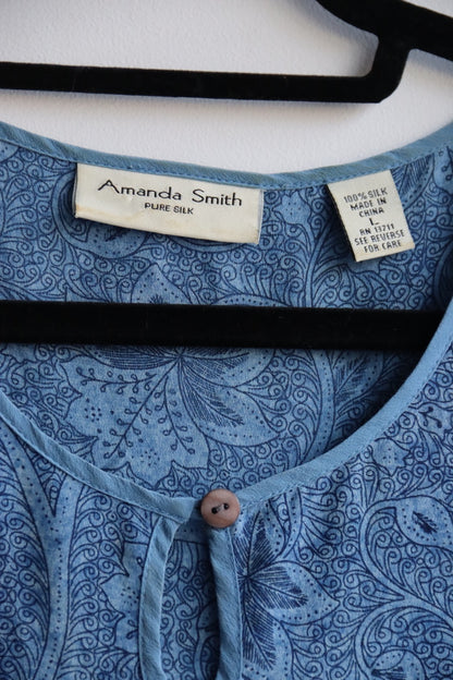 Amanda Smith Silk Top and Dress Set