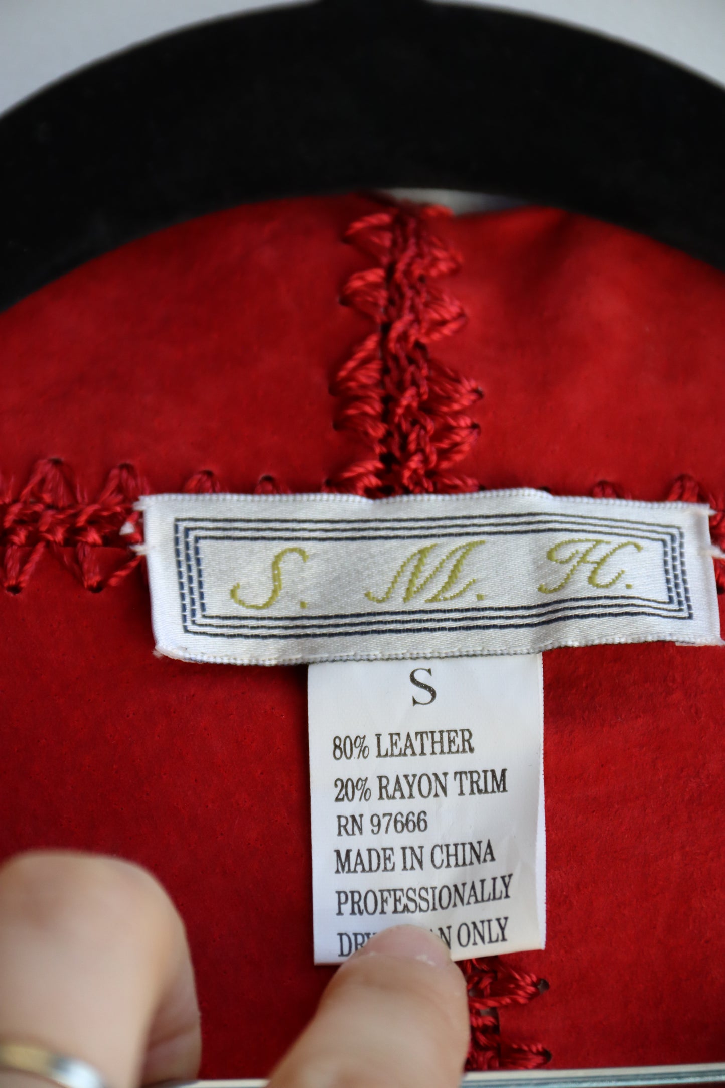 S.D.H Red Leather Set