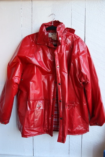 Duck Bay Red Flannel Lined Coat