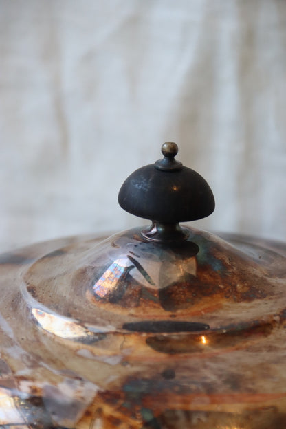 silver-plated chafing dish