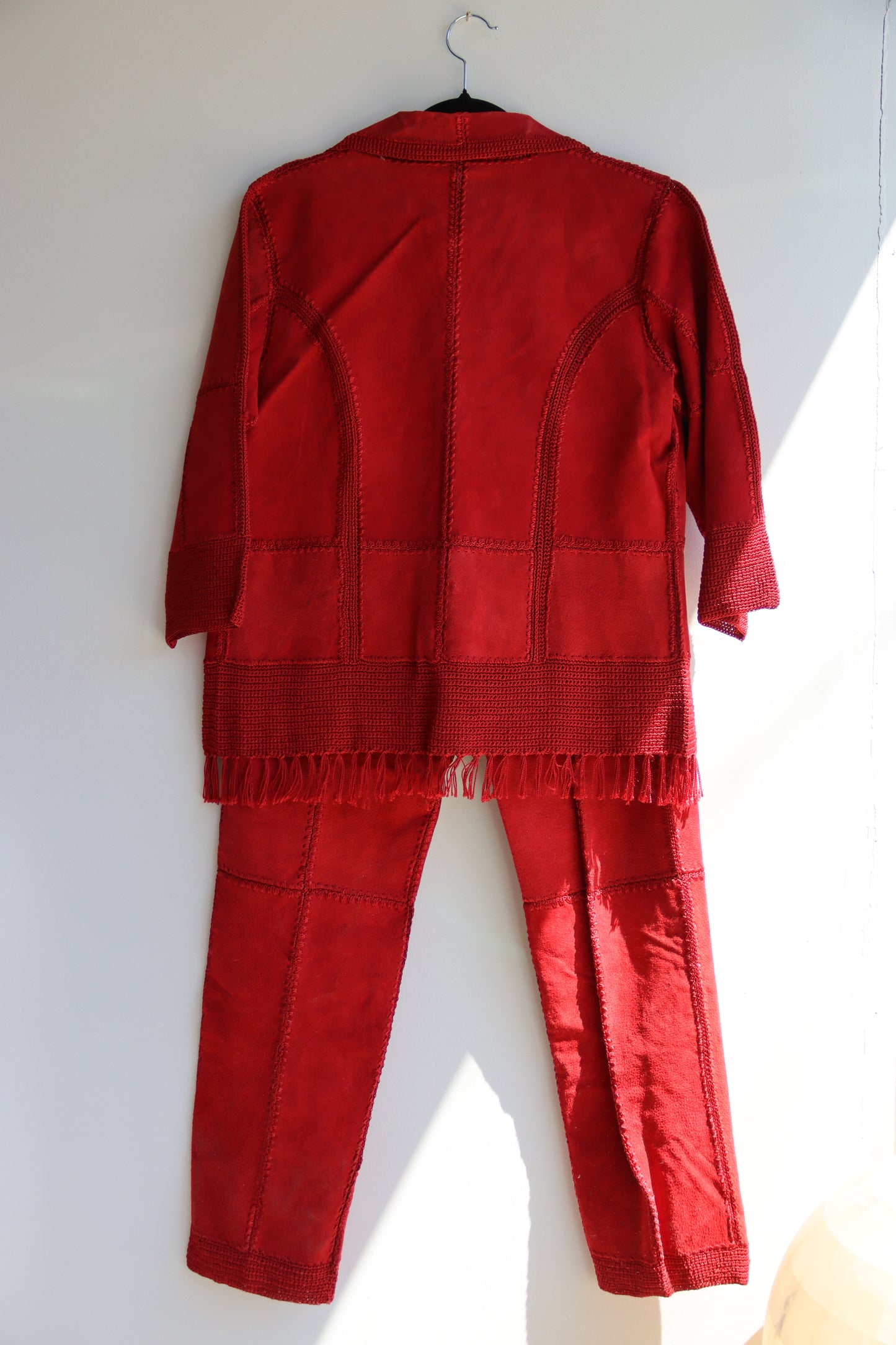 S.D.H Red Leather Set