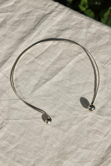 Sterling Silver Bypass Necklace