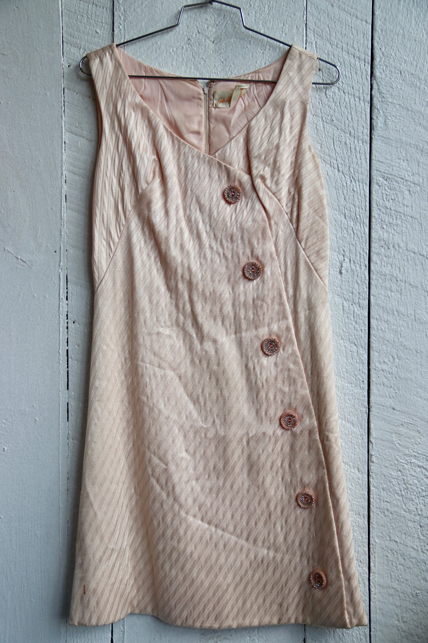 Vintage 60s Saks Fifth Avenue Pink Dress