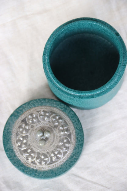 Vintage Mango Wood Trinket Box