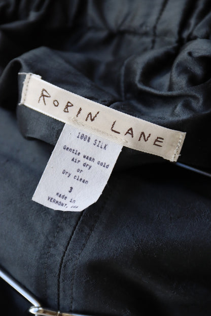 Vintage Robin Lane Silk Taffeta Skirt