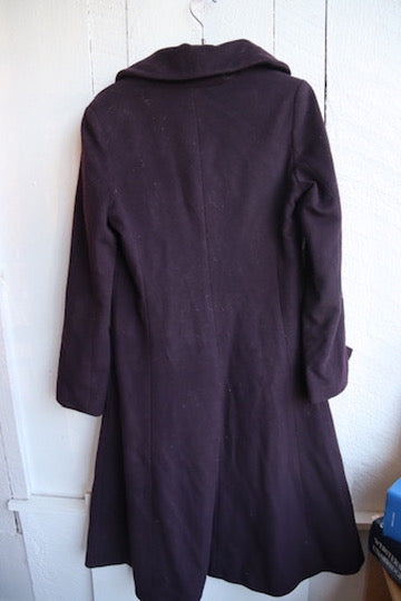 Gianfranco Rossi Purple Trench Coat