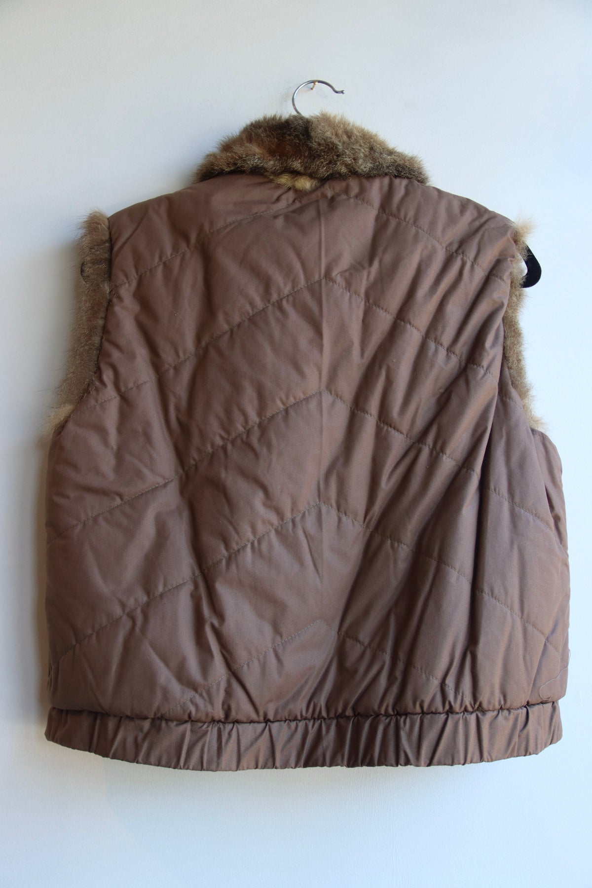 Fur Lined Brown Vest