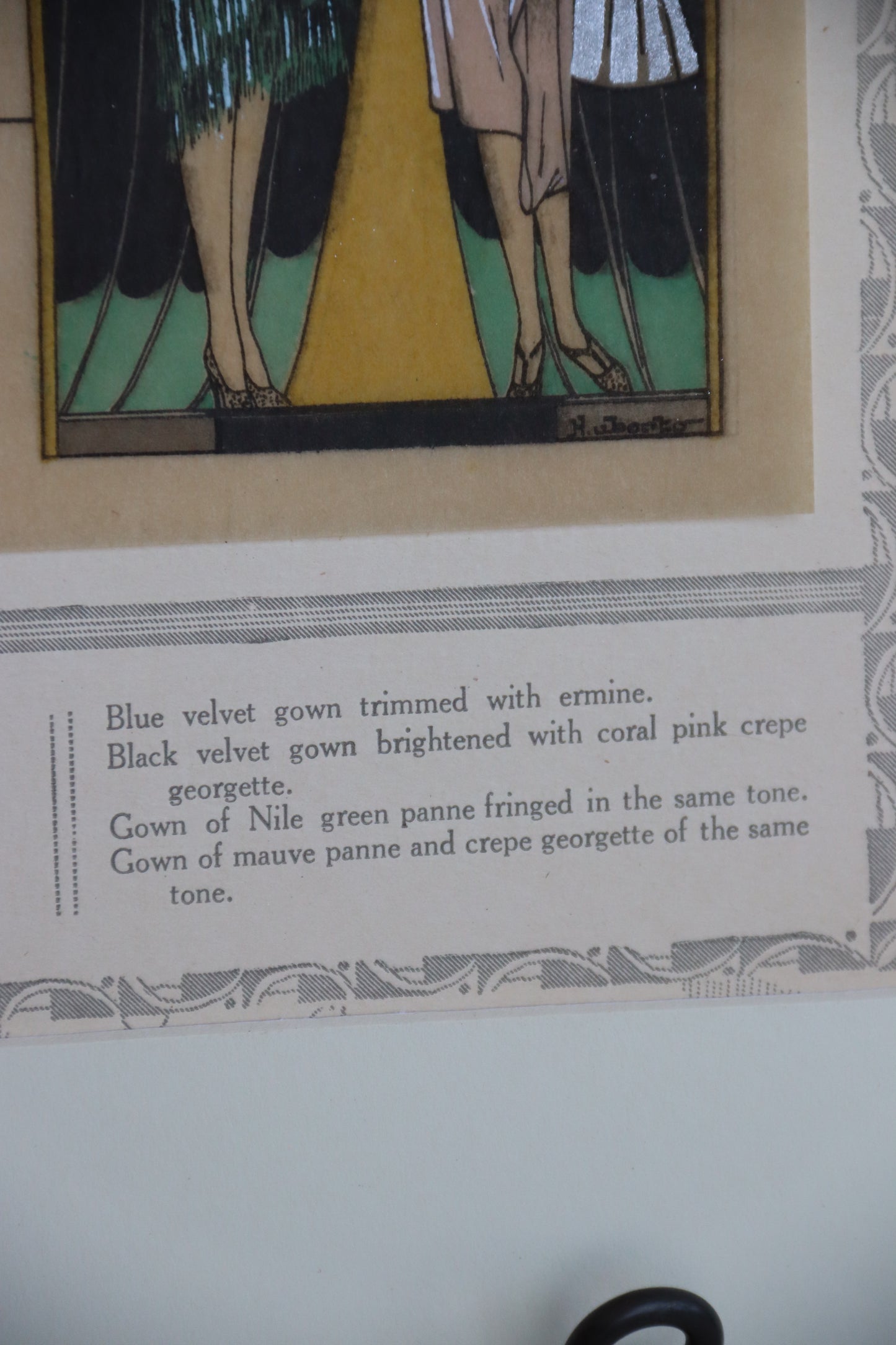 Original French Art Deco 1920s Fashion Pochoir Prints