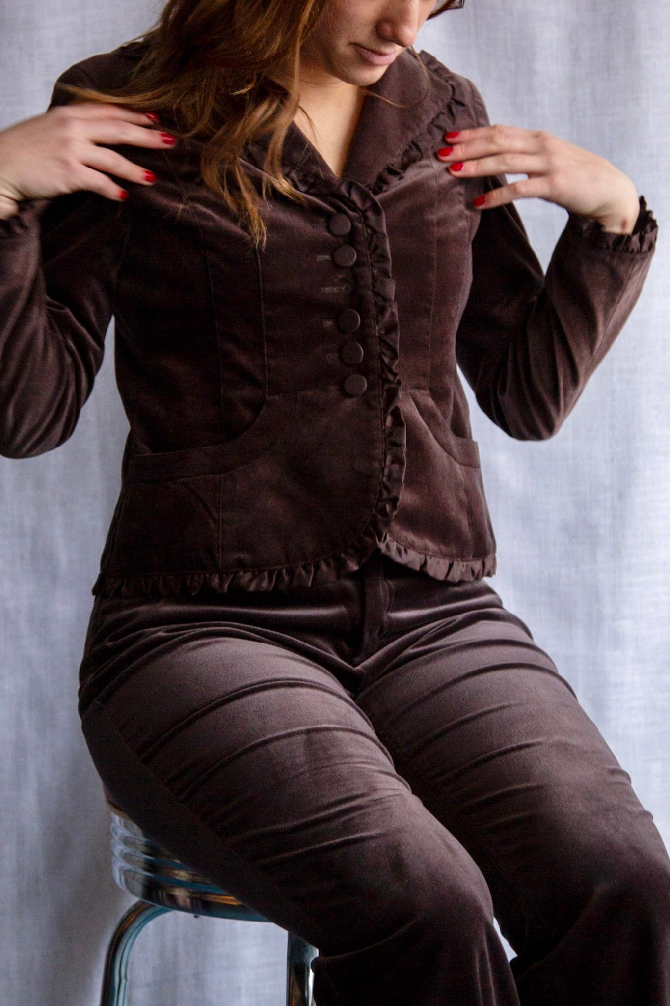 Doncaster Brown Jacket and Pant Set