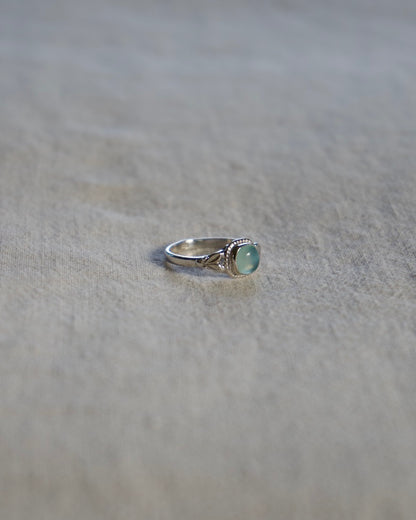 Sterling Silver Aquamarine Ring