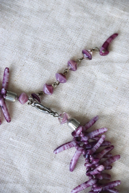 Purple Spiny Shell Necklace