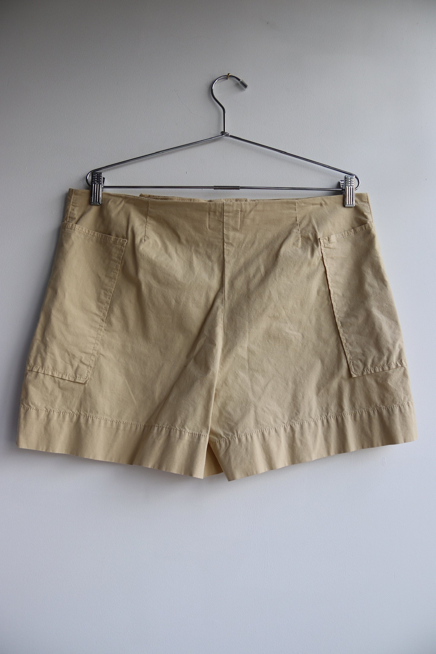Ganni Tan Shorts