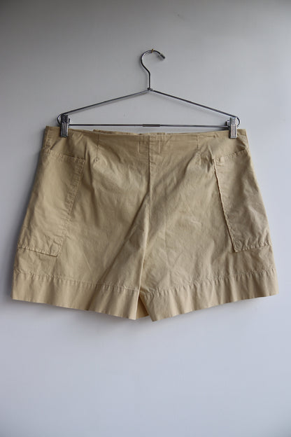Ganni Tan Shorts