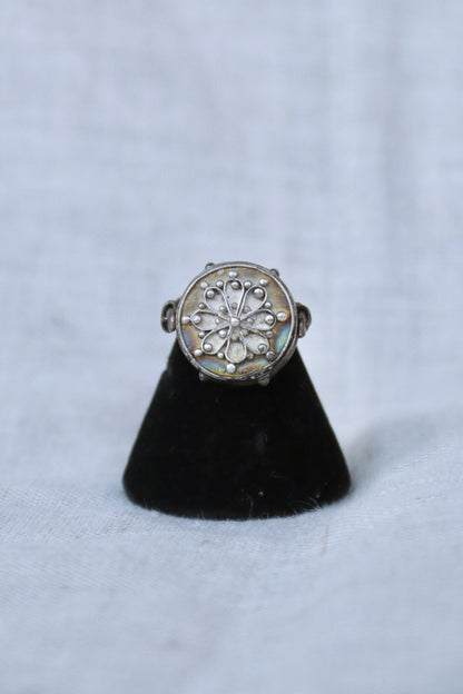 Sterling Silver Swivel Ring