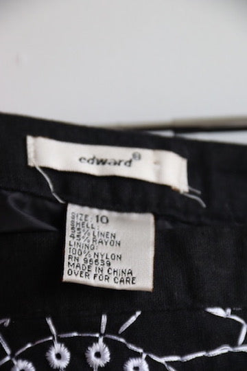 Edward Black and White Skirt