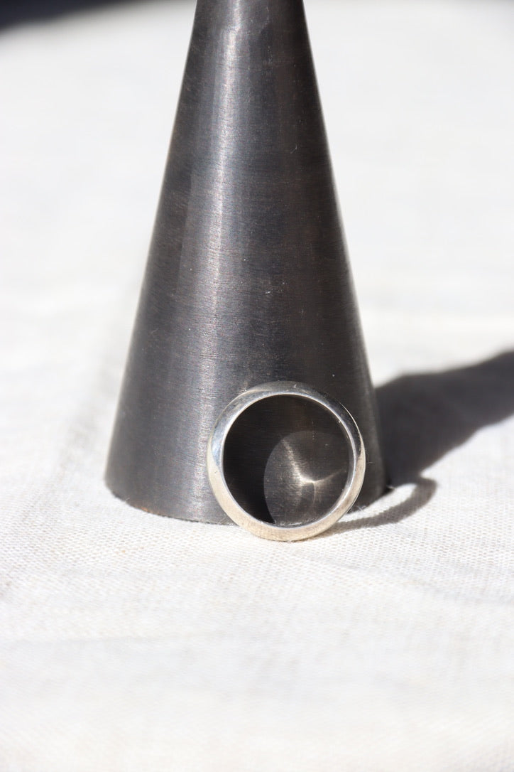Sterling Silver Puffy Band Ring