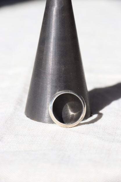 Sterling Silver Puffy Band Ring