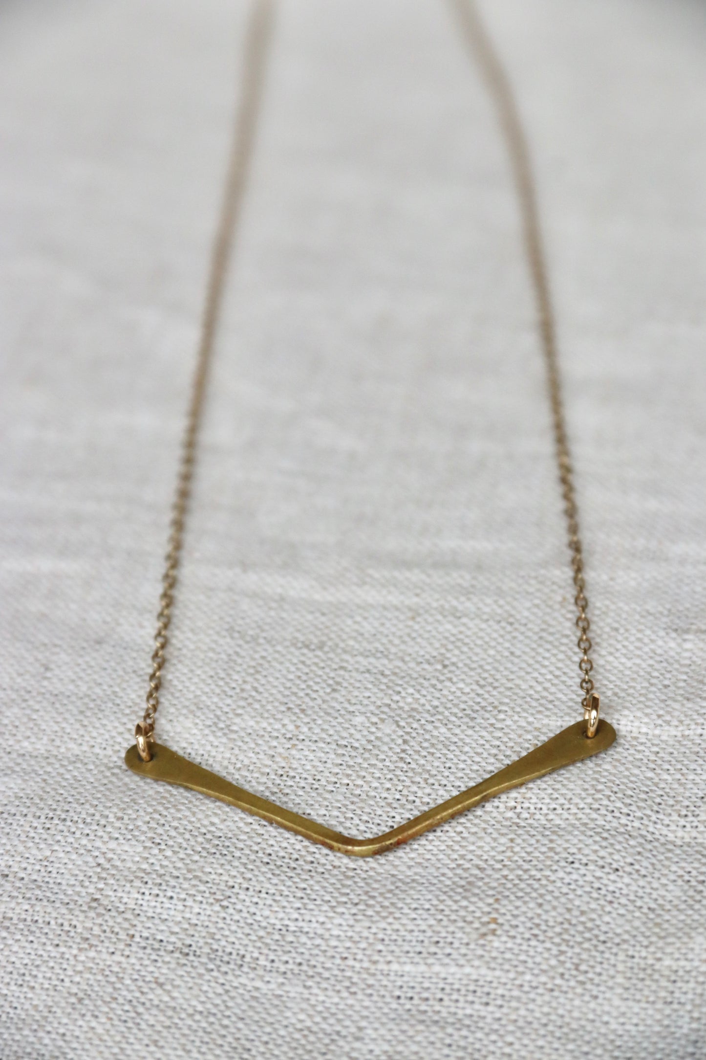 Marisa Mason Brass Necklace