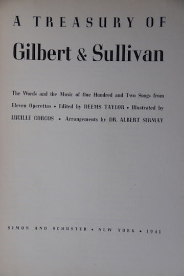 A Treasury Of Gilbert & Sullivan