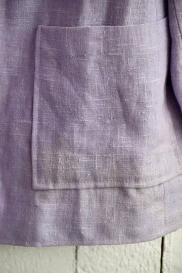 Lavender Purple Linen Suit Jacket - As Is