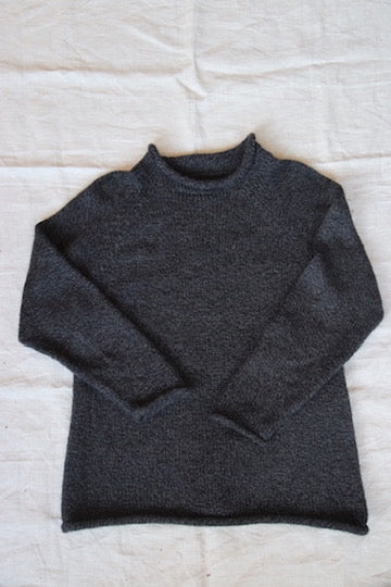 American South Side Dark Grey Alpaca Sweater