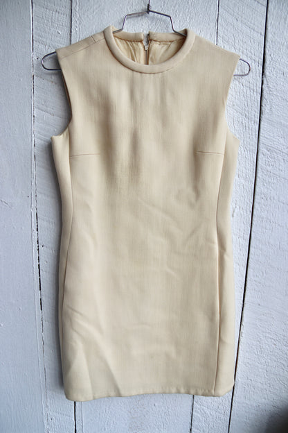 Vintage White Sleeveless Dress