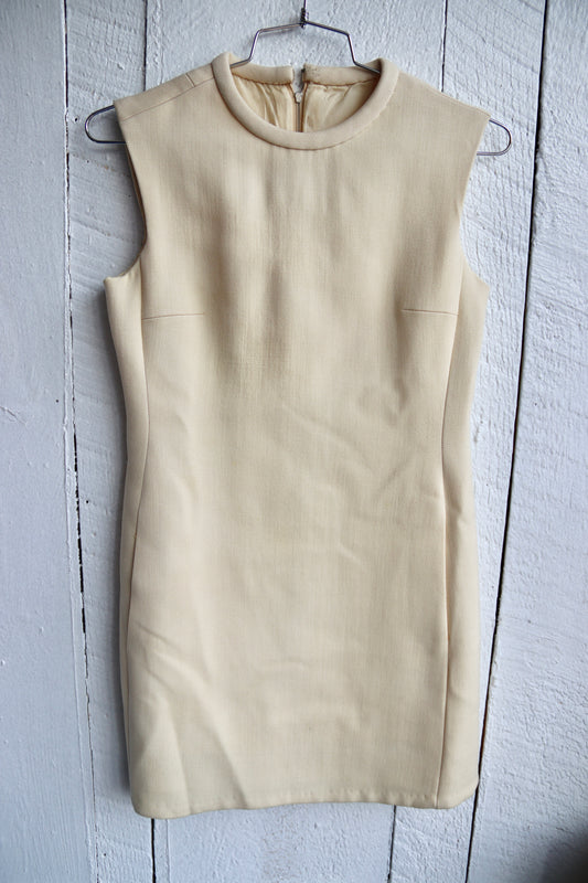 Vintage White Sleeveless Dress