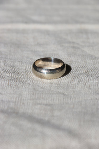 Sterling Silver Puffy Band Ring