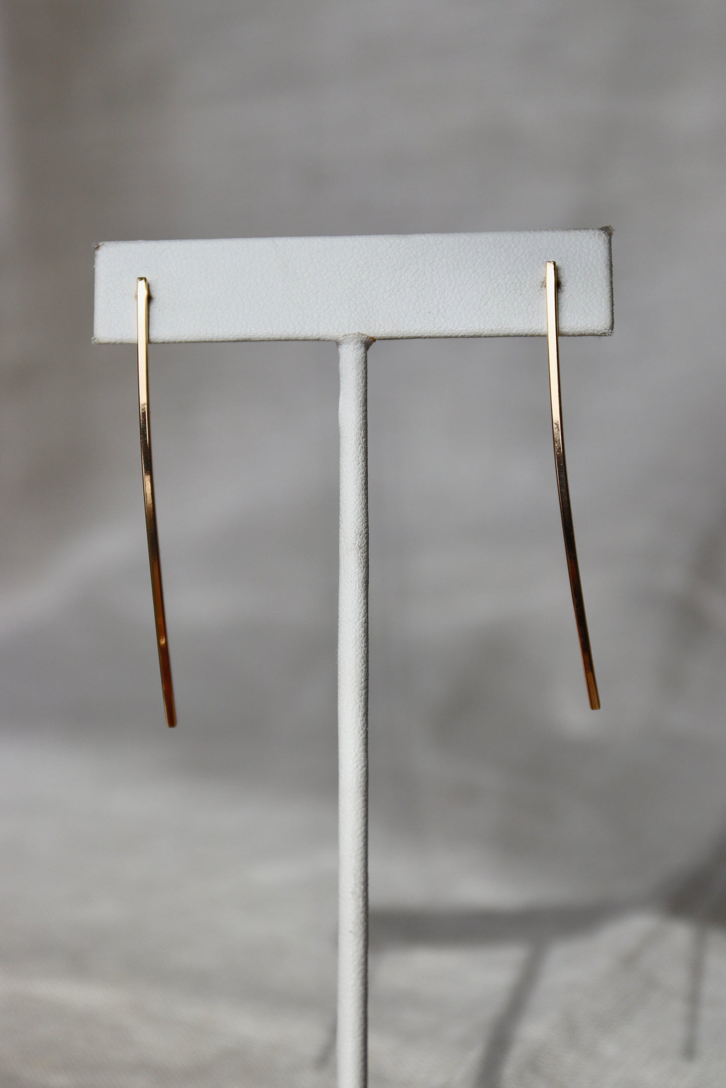 Zoe Chicco Gold Long Bar Stud Earrings