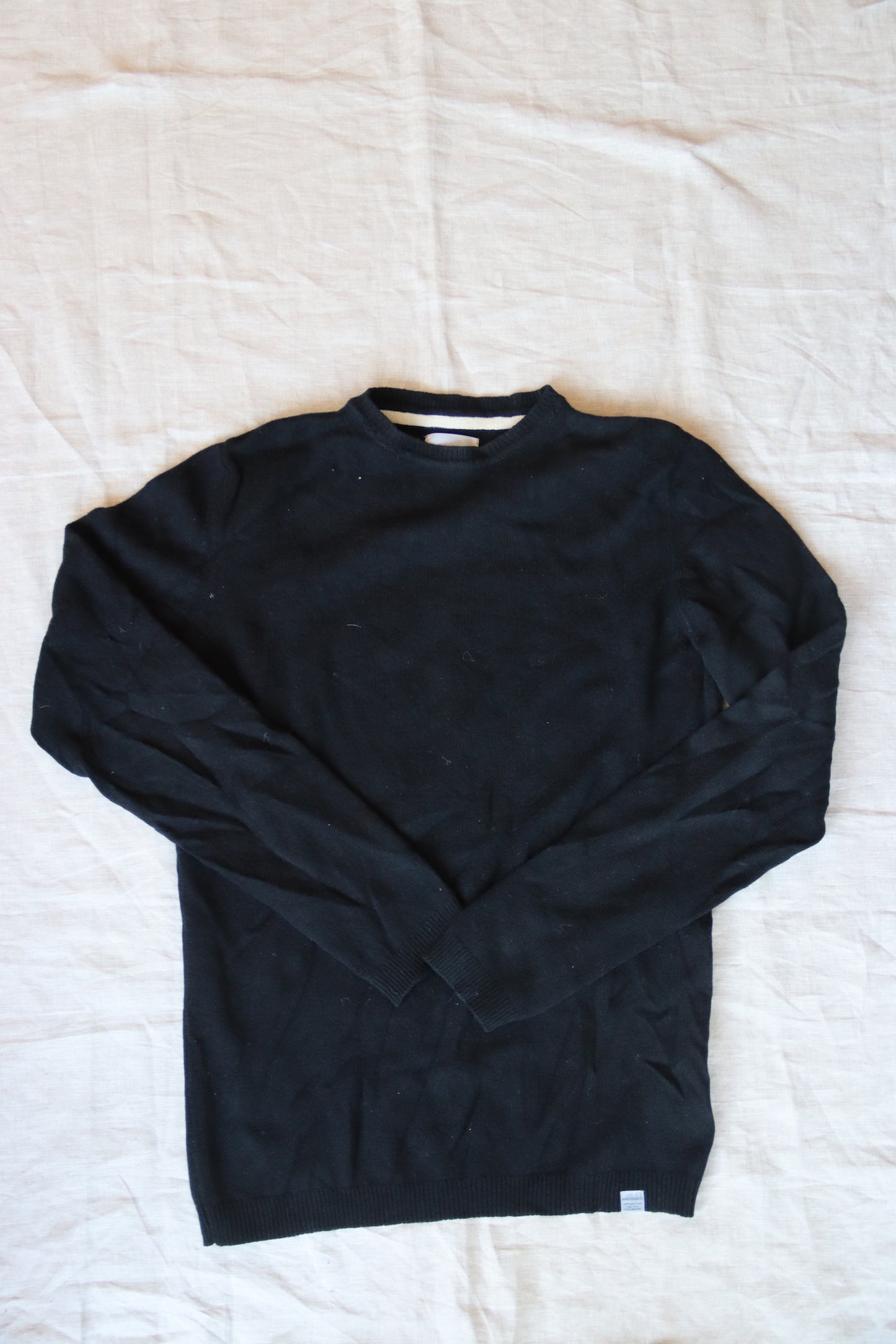 Norse Projects Black Wool Sweater - as is